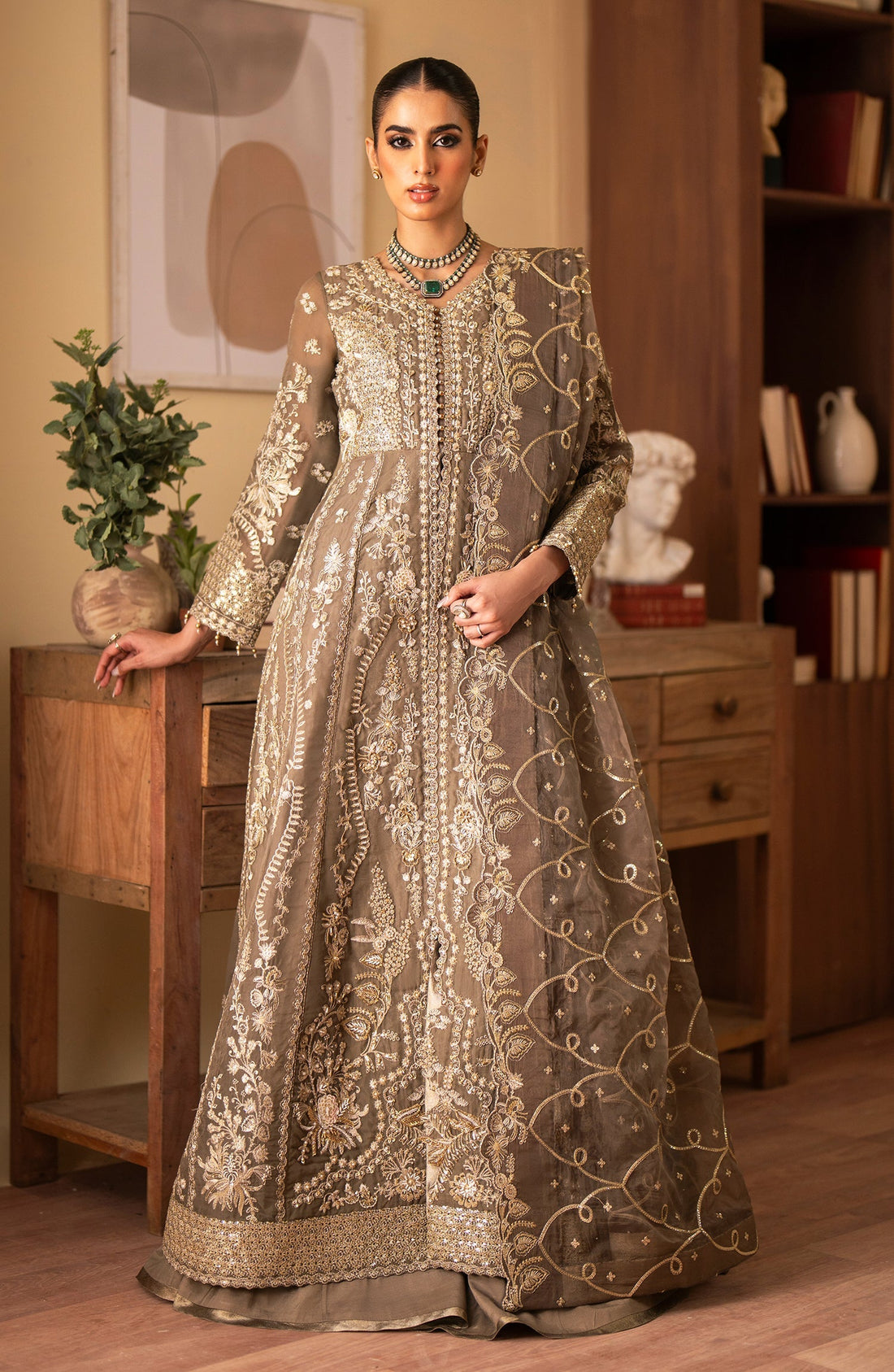 Emaan Adeel | Romansiyyah Luxury Formals 24 | Yesra by Emaan Adeel - Designer Dress - Type: Formal - Available at Libayah - 100% Original
