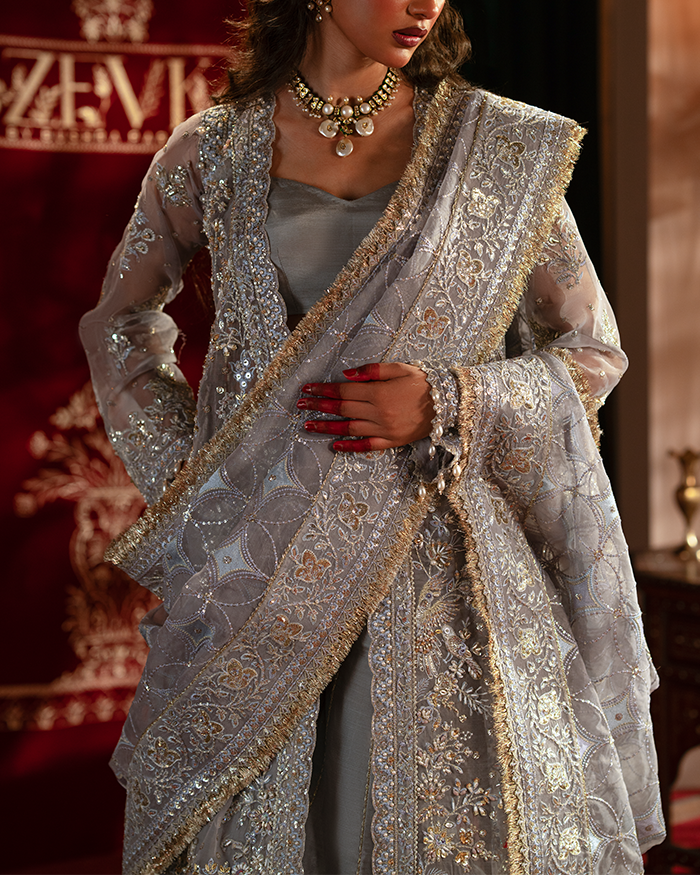 Zevk | Mughal Raniya | Mughal Rani by Zevk - Designer Dress - Type: Ladies Clothes - Available at Libayah - 100% Original