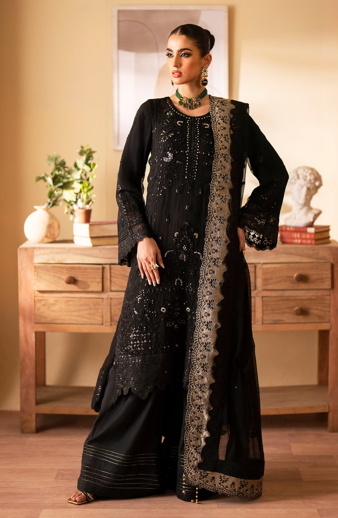 Emaan Adeel | Romansiyyah Luxury Formals 24 | Rehani by Emaan Adeel - Designer Dress - Type: Formal - Available at Libayah - 100% Original