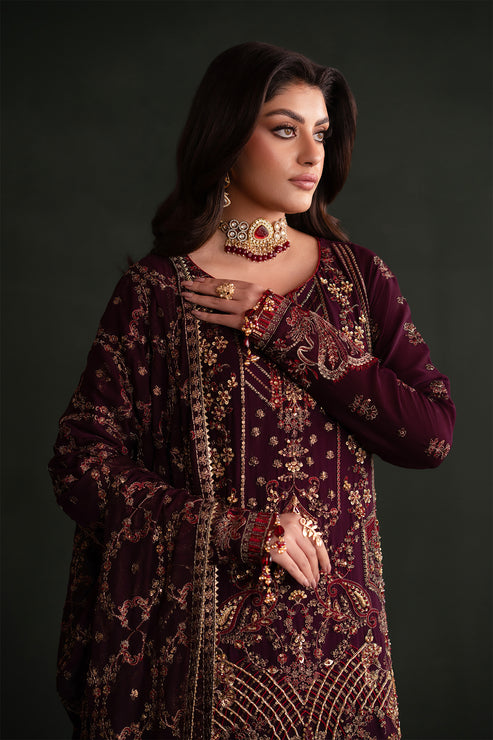 Emaan Adeel | Nooresha Formals 25 | Jenan by Emaan Adeel - Designer Dress - Type: Ladies Clothes - Available at Libayah - 100% Original