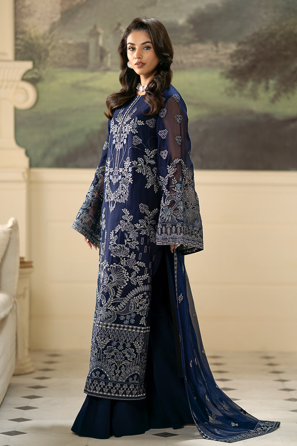Flossie | Mehrbano by Kuch Khas | NILAN by Flossie - Designer Dress - Type: Formal - Available at Libayah - 100% Original