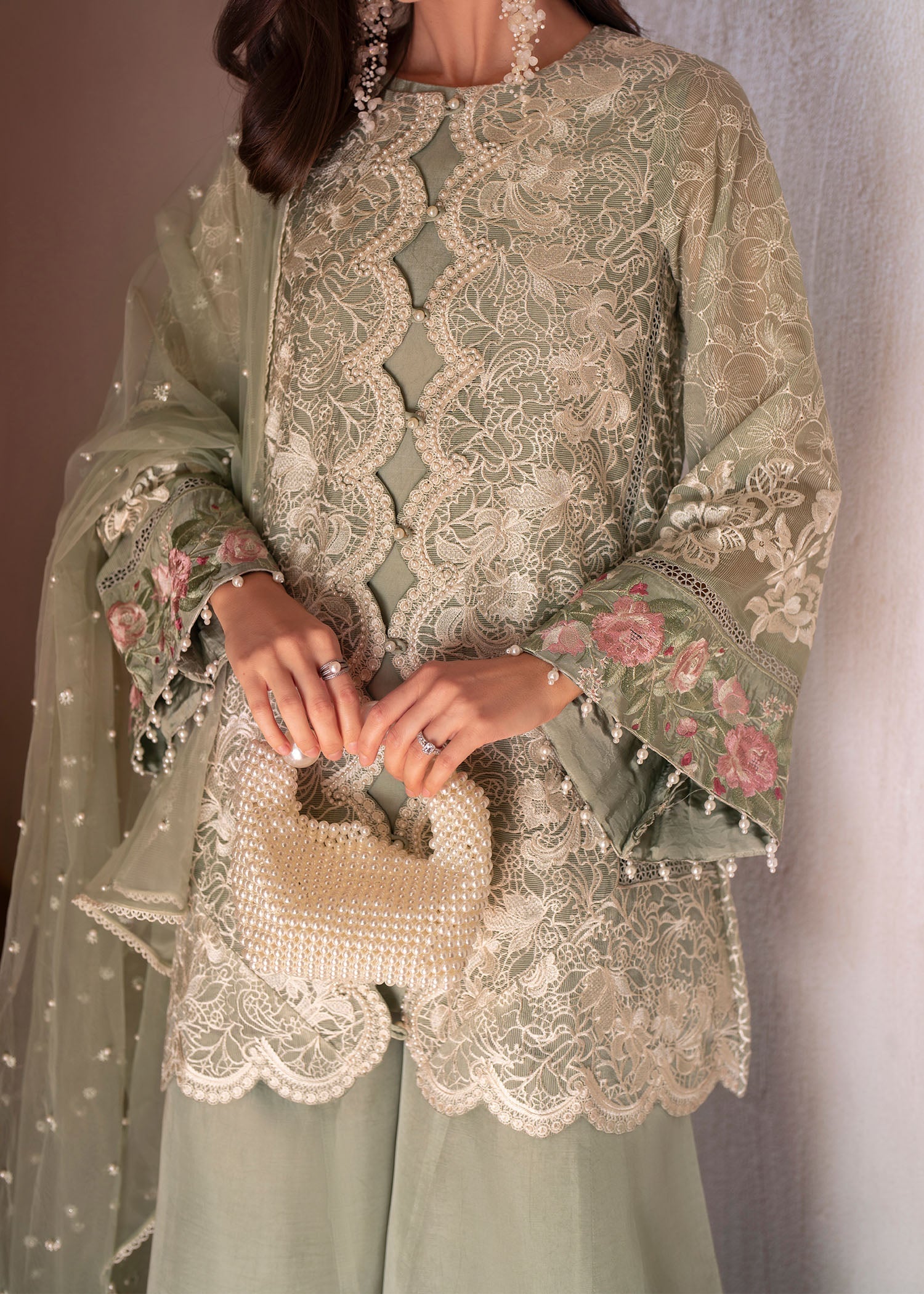 Mehak Yaqoob | Marvi Festives | Eva by Mehak Yaqoob - Designer Dress - Type: Ladies Clothes - Available at Libayah - 100% Original