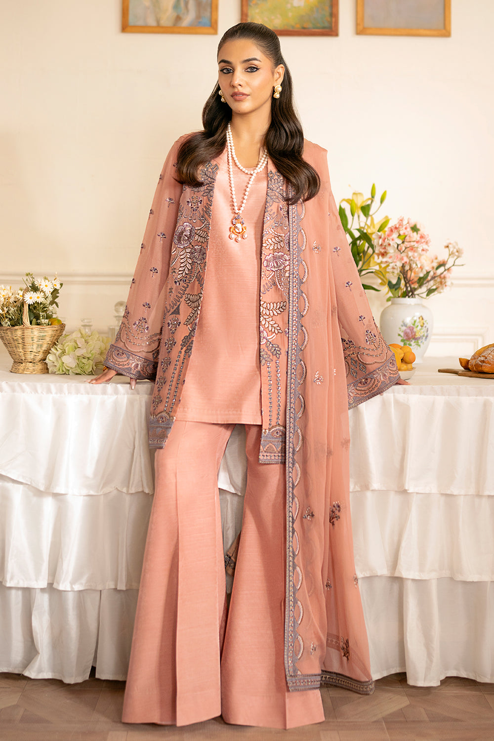 Flossie | Mehrbano by Kuch Khas | ALMA-B by Flossie - Designer Dress - Type: Formal - Available at Libayah - 100% Original