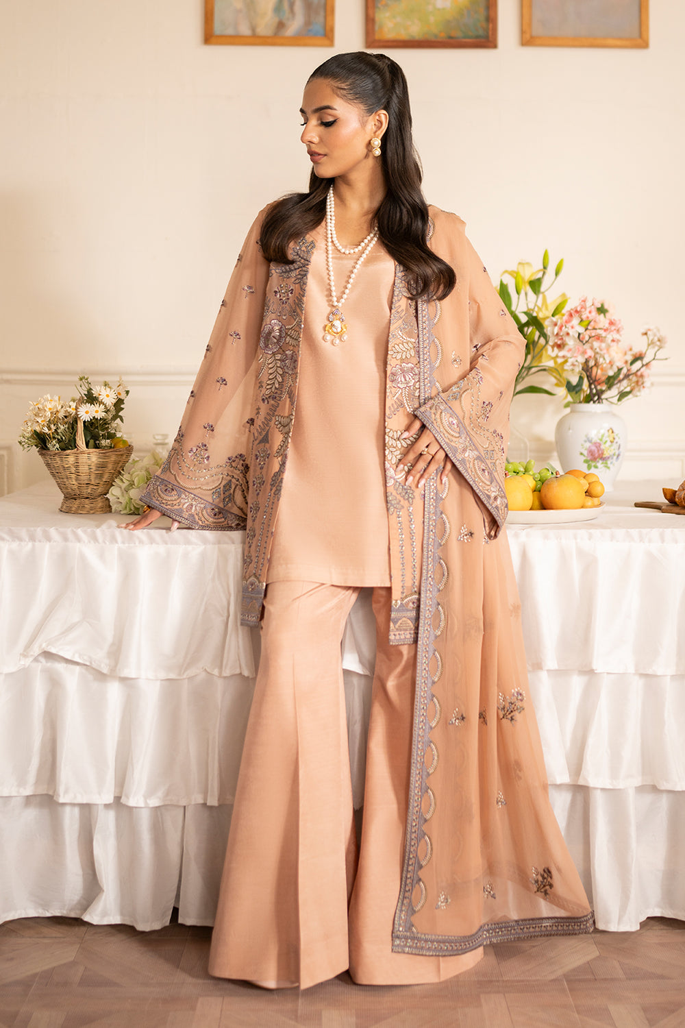 Flossie | Mehrbano by Kuch Khas | ALMA-B by Flossie - Designer Dress - Type: Formal - Available at Libayah - 100% Original