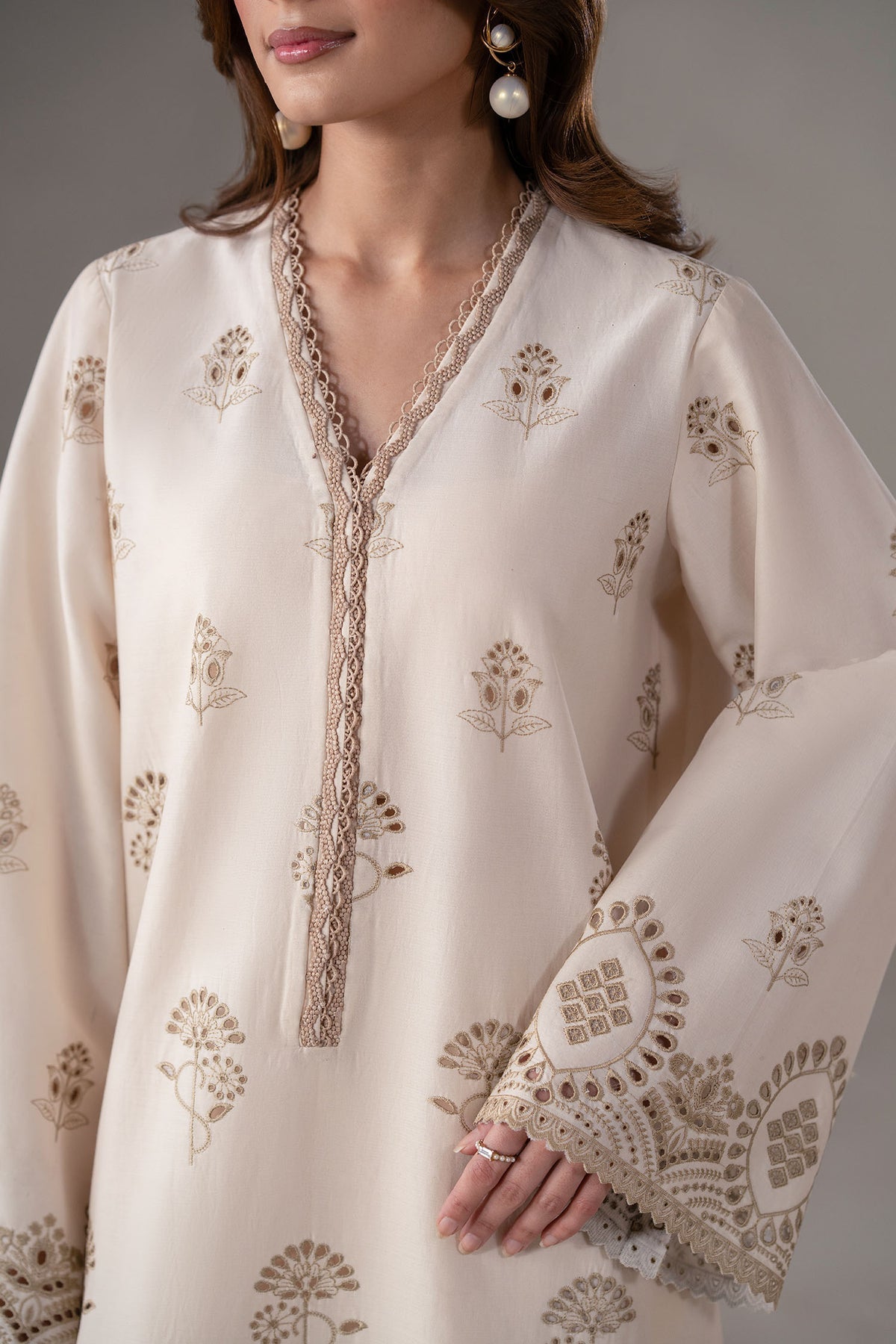 Akbar Aslam | Pret Lawn | Lunel by Akbar Aslam - Designer Dress - Type: Ladies Clothes - Available at Libayah - 100% Original