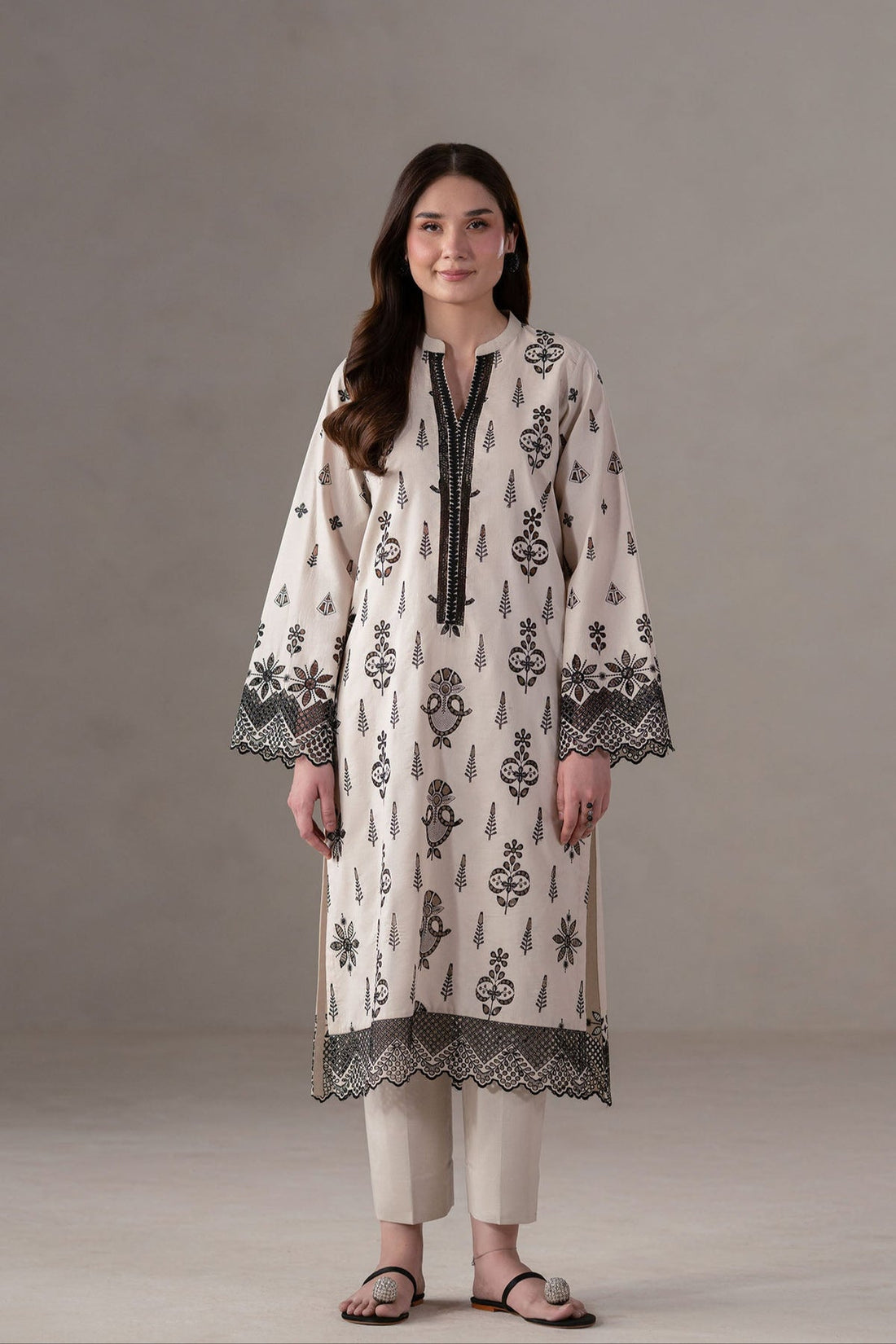 Akbar Aslam | Pret Lawn | Slate by Akbar Aslam - Designer Dress - Type: Ladies Clothes - Available at Libayah - 100% Original