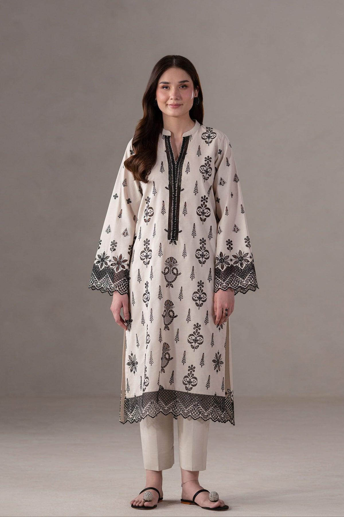 Akbar Aslam | Pret Lawn | Slate by Akbar Aslam - Designer Dress - Type: Ladies Clothes - Available at Libayah - 100% Original