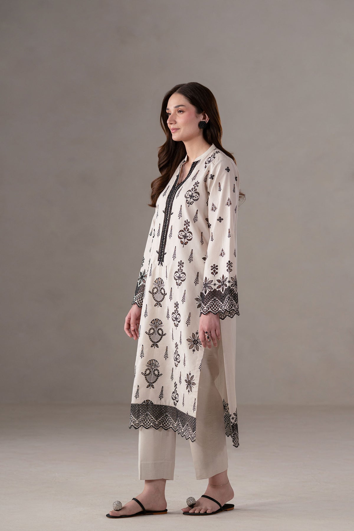 Akbar Aslam | Pret Lawn | Slate by Akbar Aslam - Designer Dress - Type: Ladies Clothes - Available at Libayah - 100% Original