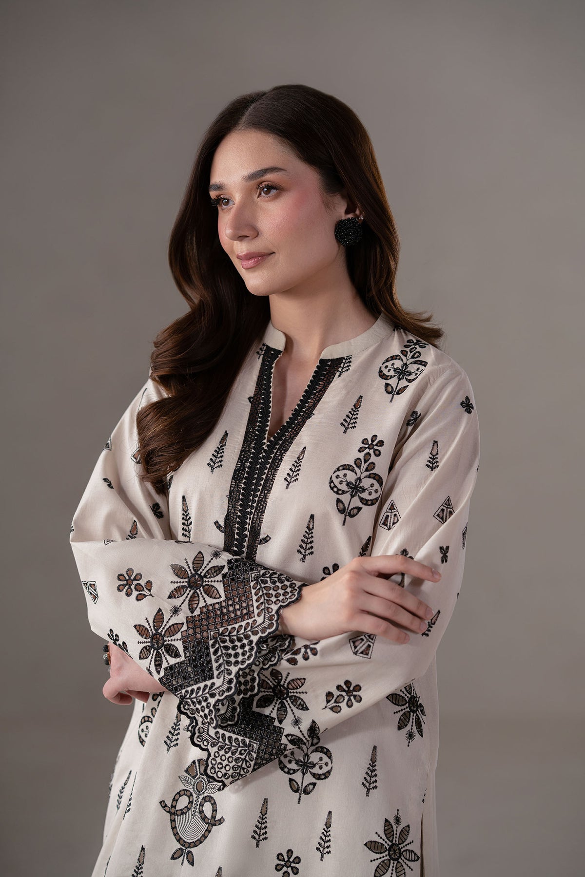 Akbar Aslam | Pret Lawn | Slate by Akbar Aslam - Designer Dress - Type: Ladies Clothes - Available at Libayah - 100% Original