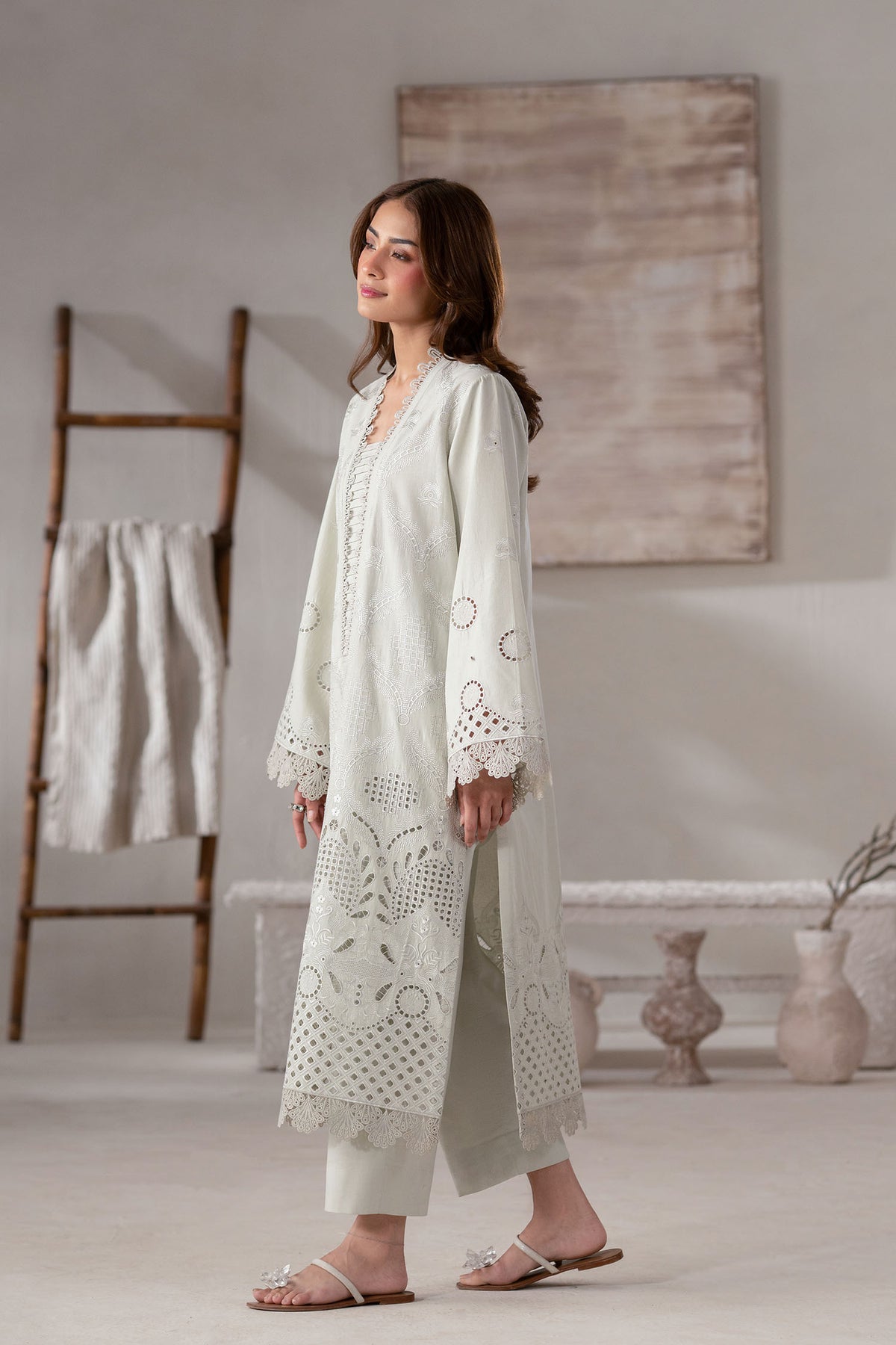 Akbar Aslam | Pret Lawn | Eyla by Akbar Aslam - Designer Dress - Type: Ladies Clothes - Available at Libayah - 100% Original