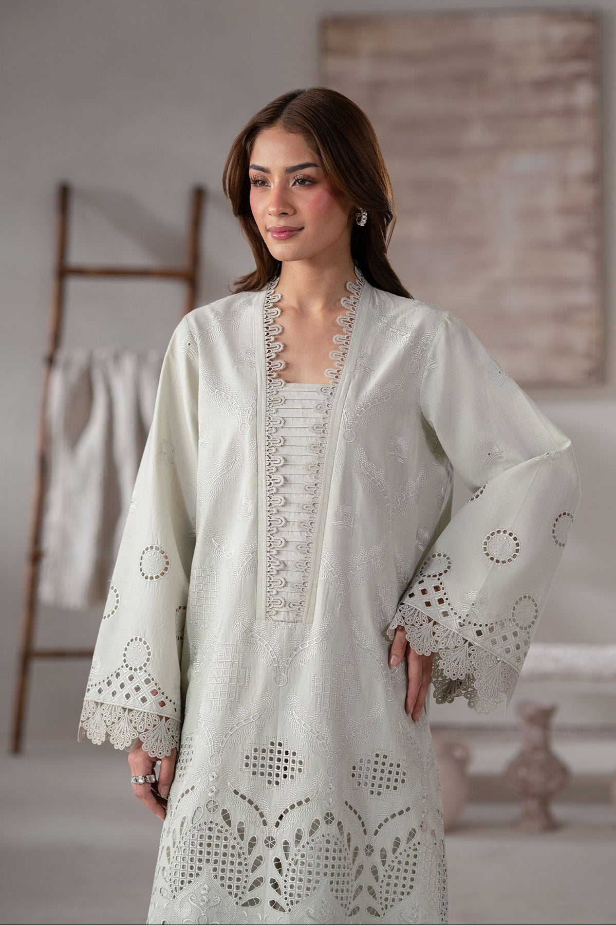 Akbar Aslam | Pret Lawn | Eyla by Akbar Aslam - Designer Dress - Type: Ladies Clothes - Available at Libayah - 100% Original