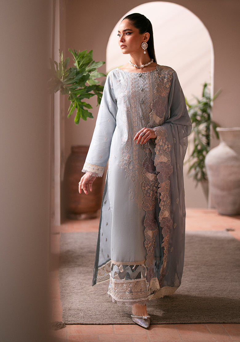 Lala | Veranda Swiss Lawn | Alisha by Lala - Designer Dress - Type: Ladies Clothes - Available at Libayah - 100% Original