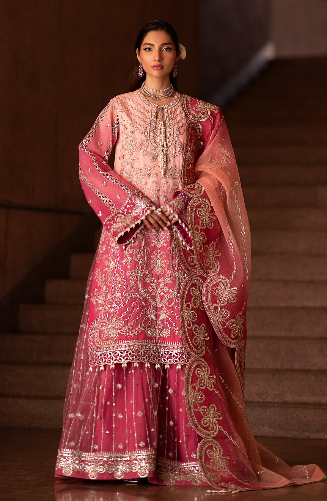 Emaan Adeel | Casabella Wedding Formals | AUSET by Emaan Adeel - Designer Dress - Type: Ladies Clothes - Available at Libayah - 100% Original
