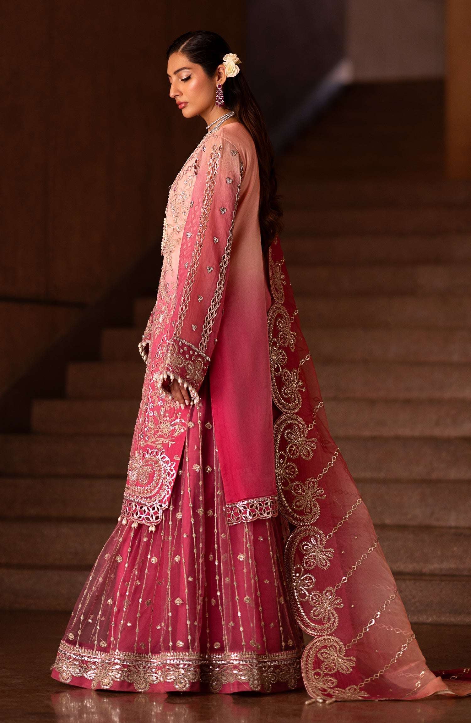 Emaan Adeel | Casabella Wedding Formals | AUSET by Emaan Adeel - Designer Dress - Type: Ladies Clothes - Available at Libayah - 100% Original