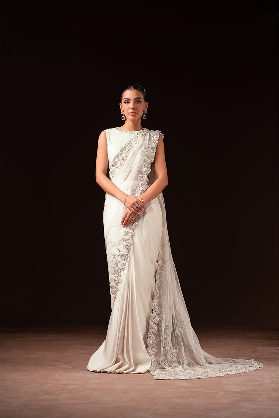 Ayesha and Usman | Celestial Night | Ivory by Ayesha and Usman - Designer Dress - Type: Ladies Clothes - Available at Libayah - 100% Original
