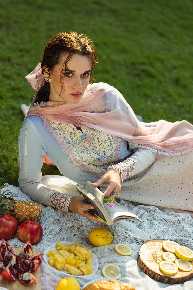 Mushq | Solace Ombre Chikankari | Purezza by Mushq - Designer Dress - Type: Ladies Clothes - Available at Libayah - 100% Original
