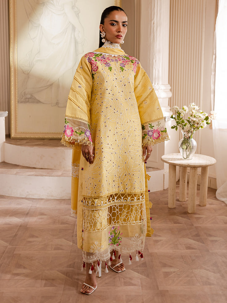 Parishay | Mira Winter | MW-01 | 3 PC Khaddar by Parishay - Designer Dress - Type: Luxury - Available at Libayah - 100% Original