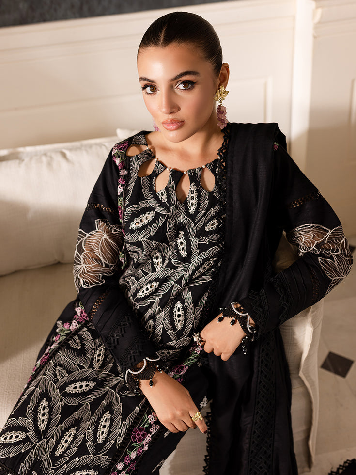 Parishay | Mira Winter |  MW-07 | 3 PC Crepe by Parishay - Designer Dress - Type: Luxury - Available at Libayah - 100% Original