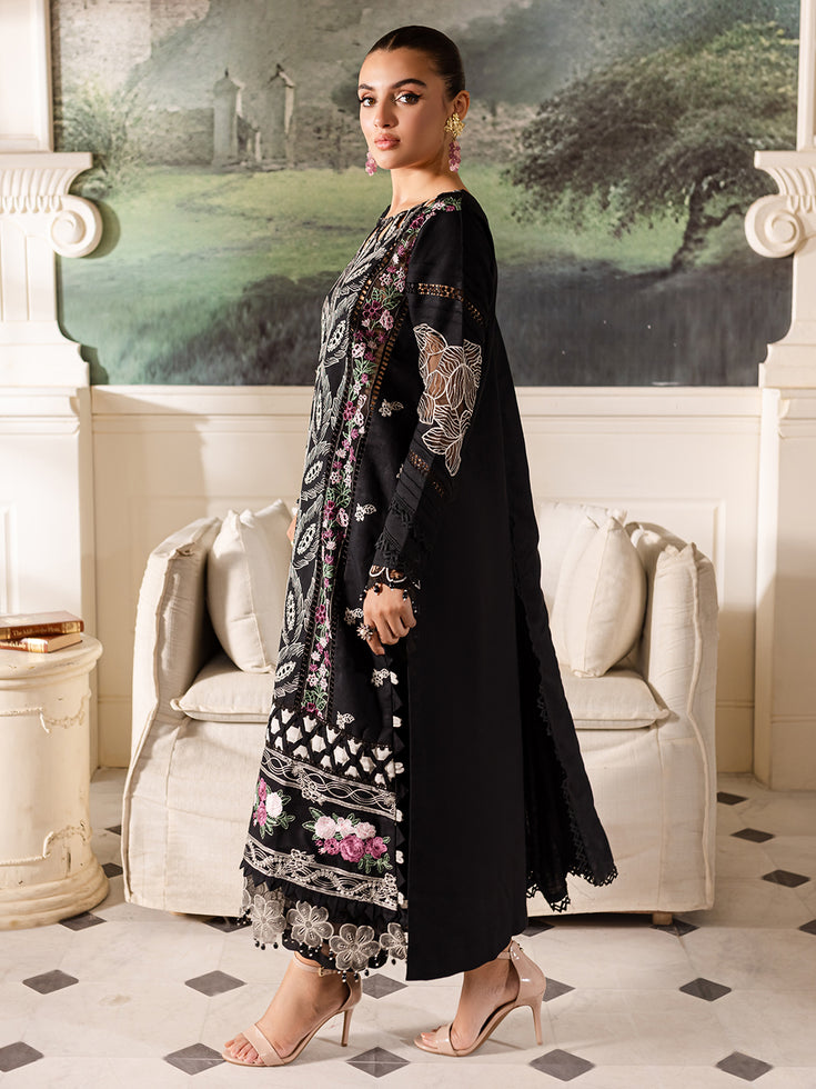 Parishay | Mira Winter |  MW-07 | 3 PC Crepe by Parishay - Designer Dress - Type: Luxury - Available at Libayah - 100% Original
