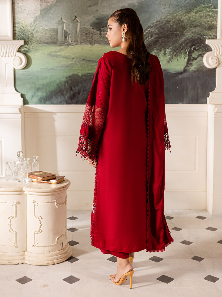 Parishay | Mira Winter | MW-08 | 3 PC Crepe by Parishay - Designer Dress - Type: Luxury - Available at Libayah - 100% Original