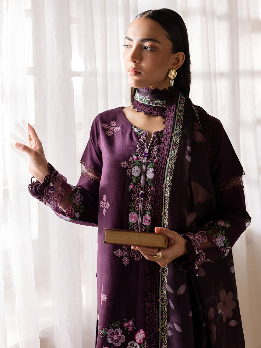 Parishay | Mira Winter | MW-10 | 3 PC Crepe by Parishay - Designer Dress - Type: Luxury - Available at Libayah - 100% Original