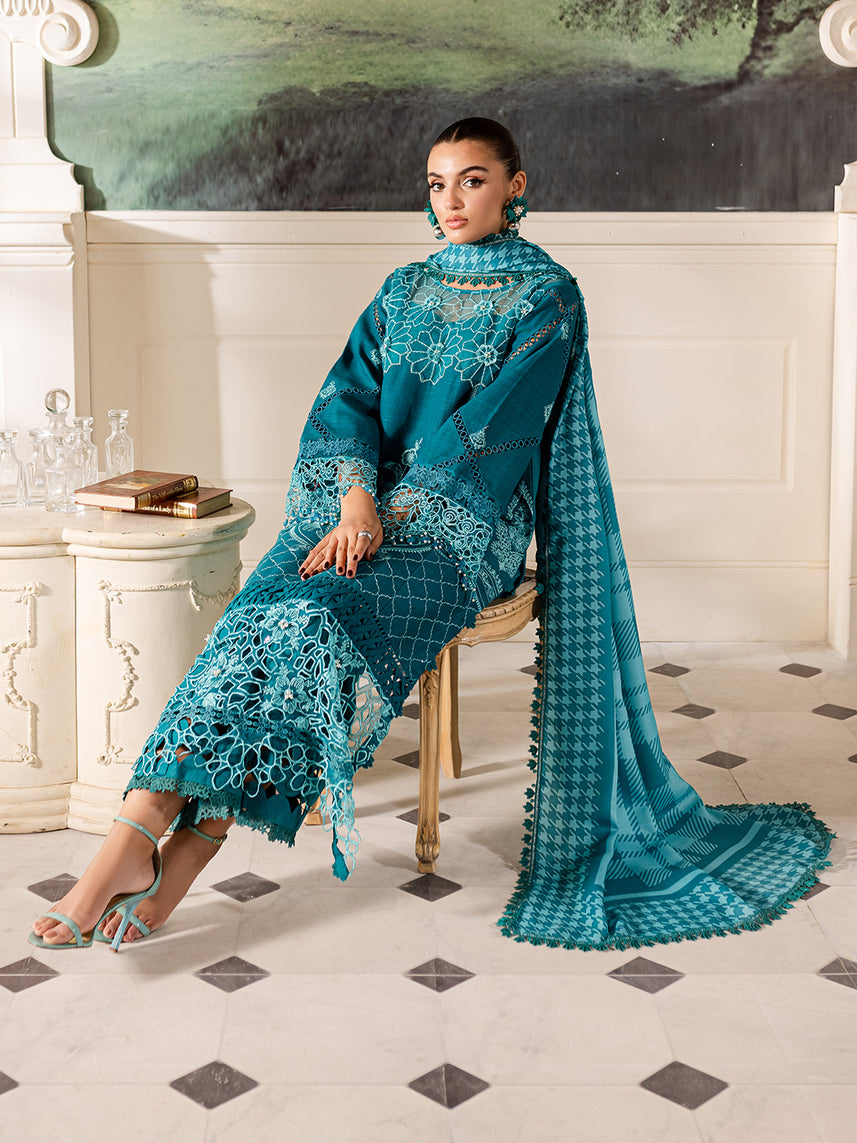Parishay | Mira Winter | MW-12 | 3 PC Khaddar by Parishay - Designer Dress - Type: Luxury - Available at Libayah - 100% Original