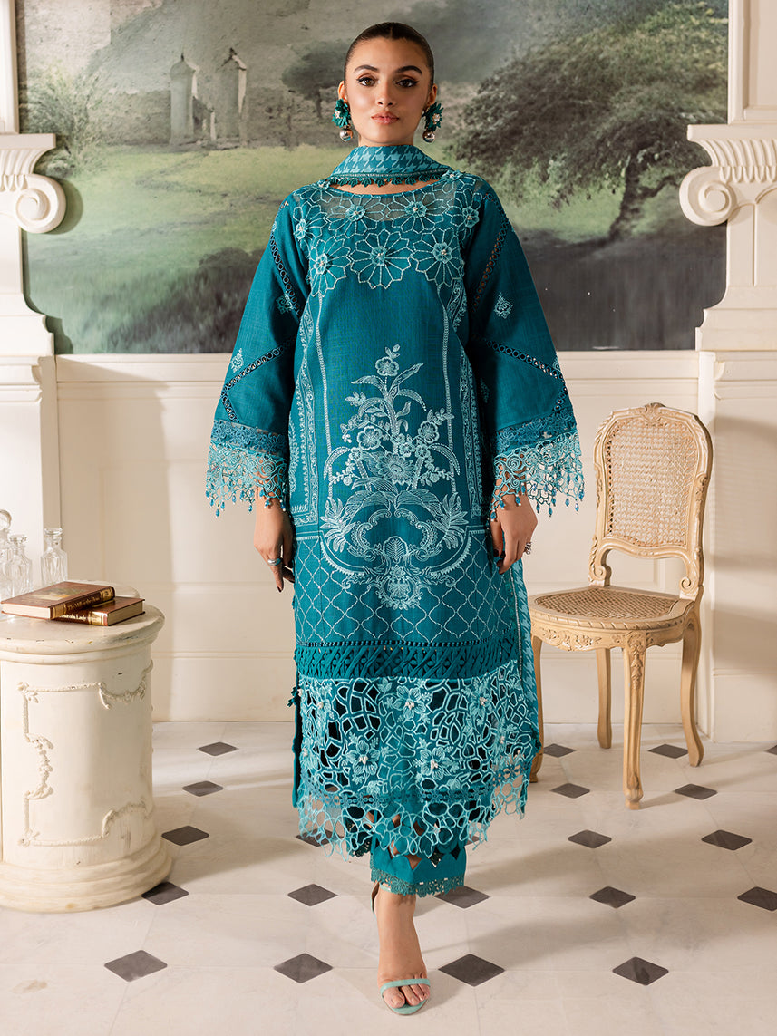 Parishay | Mira Winter | MW-12 | 3 PC Khaddar by Parishay - Designer Dress - Type: Luxury - Available at Libayah - 100% Original