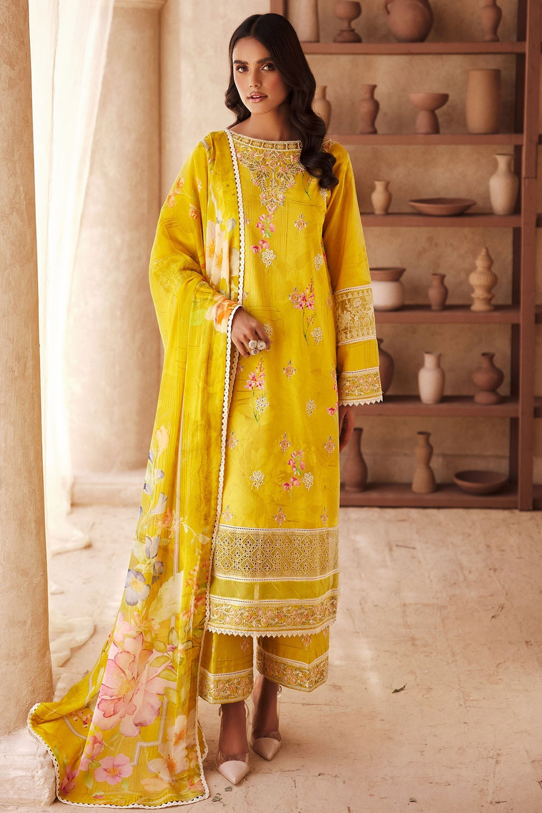 Motifz | Premium Lawn 25 | 3741-ELIE by Motifz - Designer Dress - Type: Ladies Clothes - Available at Libayah - 100% Original