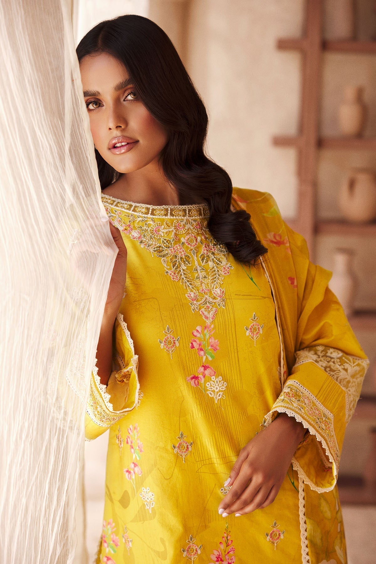 Motifz | Premium Lawn 25 | 3741-ELIE by Motifz - Designer Dress - Type: Ladies Clothes - Available at Libayah - 100% Original