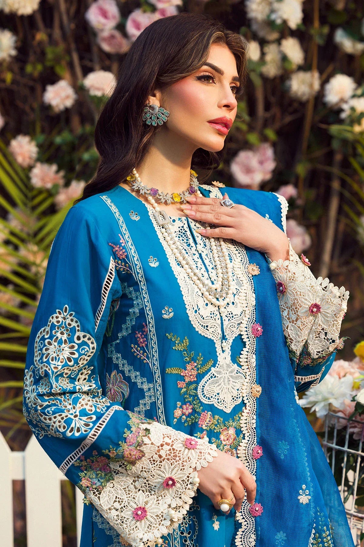 Motifz | Premium Lawn 24 | 4424-GUL-E-RANA by Motifz - Designer Dress - Type: Ladies Clothes - Available at Libayah - 100% Original