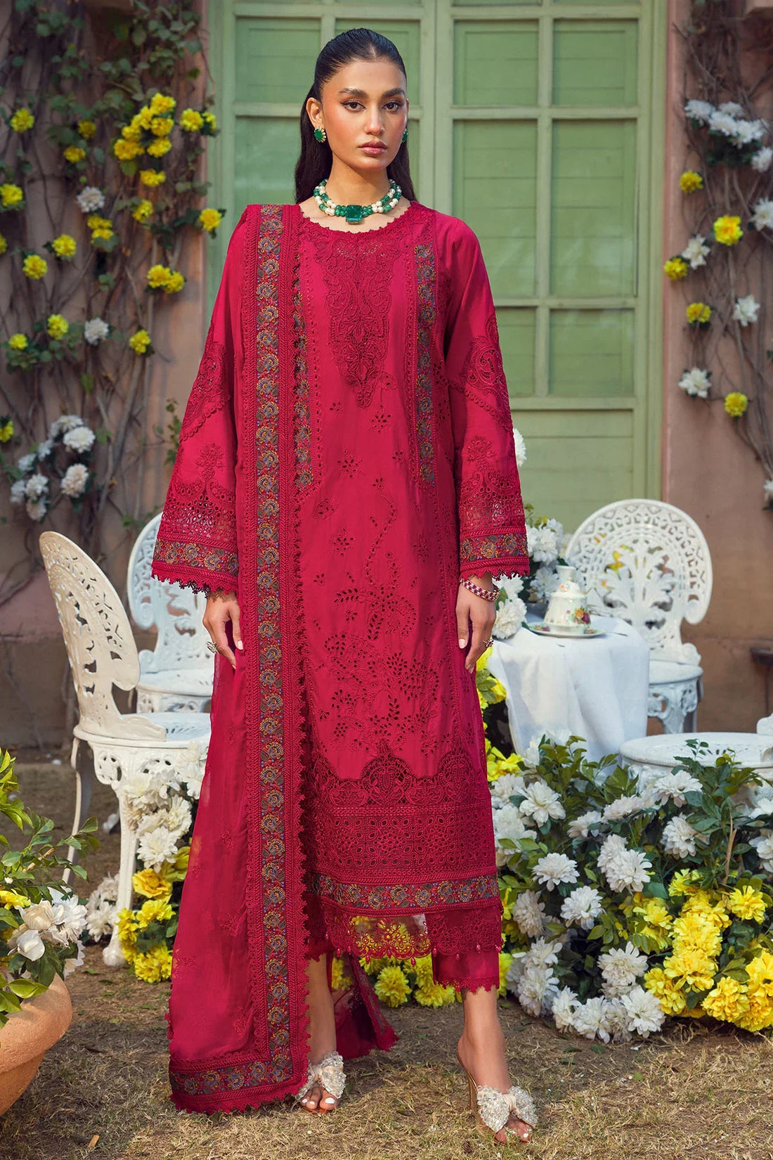 Motifz | Premium Lawn 24 | 4425-ZOHRA-JABEEN by Motifz - Designer Dress - Type: Ladies Clothes - Available at Libayah - 100% Original