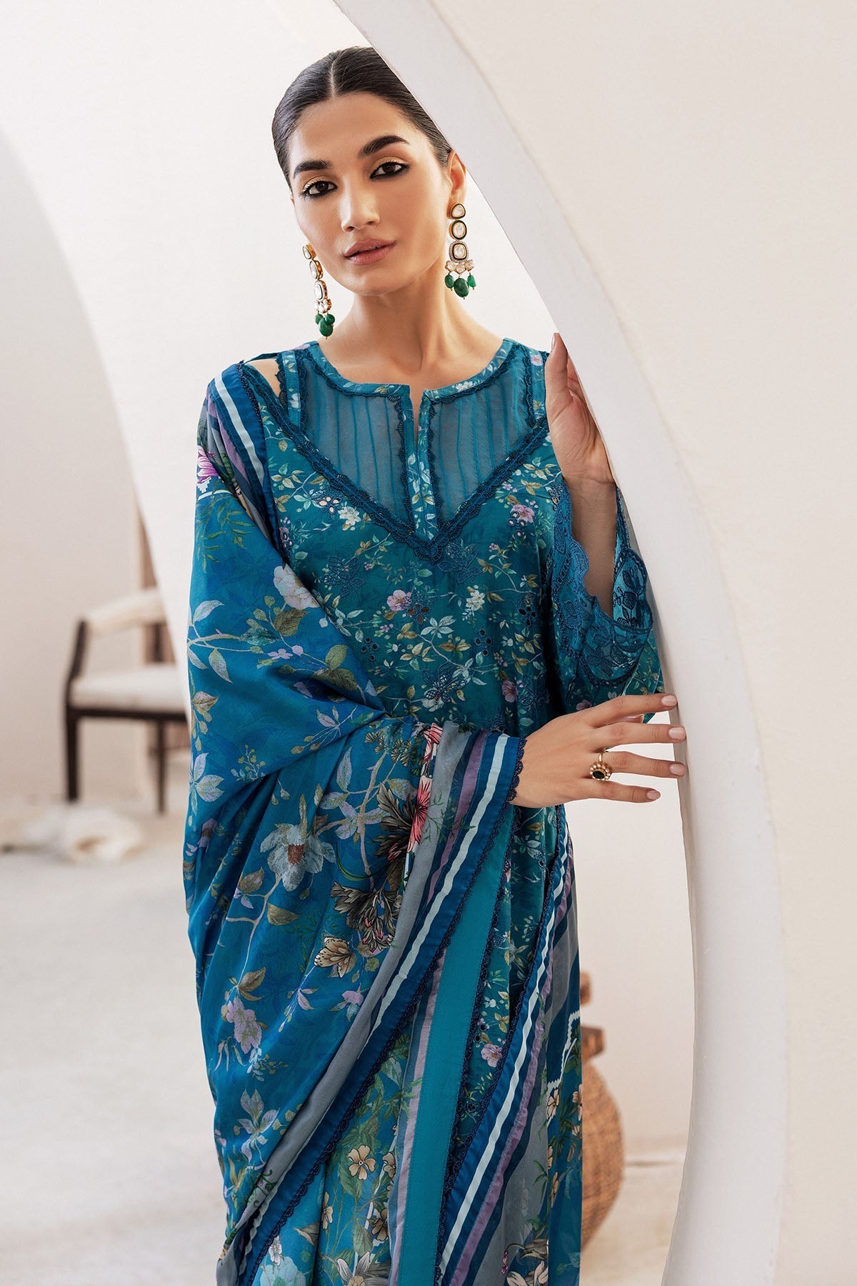 Motifz | Amal Lawn | 4730-RANIA by Motifz - Designer Dress - Type: Ladies Clothes - Available at Libayah - 100% Original