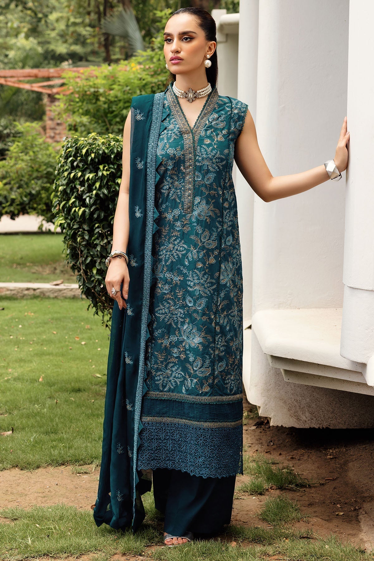 Motifz | Premium Lawn 24 | 4831-SAMANA by Motifz - Designer Dress - Type: Ladies Clothes - Available at Libayah - 100% Original