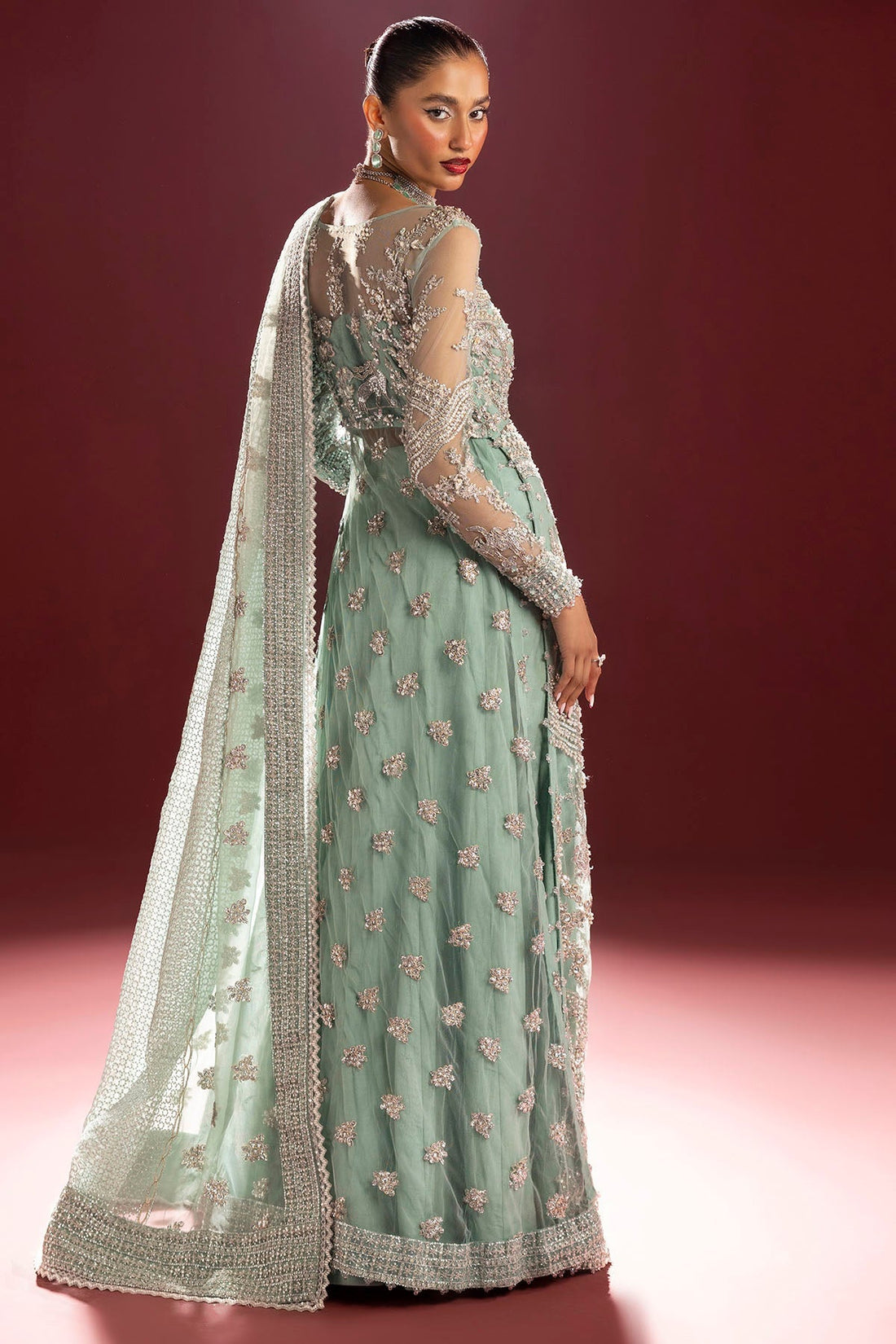 Motifz | Luxury Wedding Formals | 4932-AROOSH by Motifz - Designer Dress - Type: Ladies Clothes - Available at Libayah - 100% Original