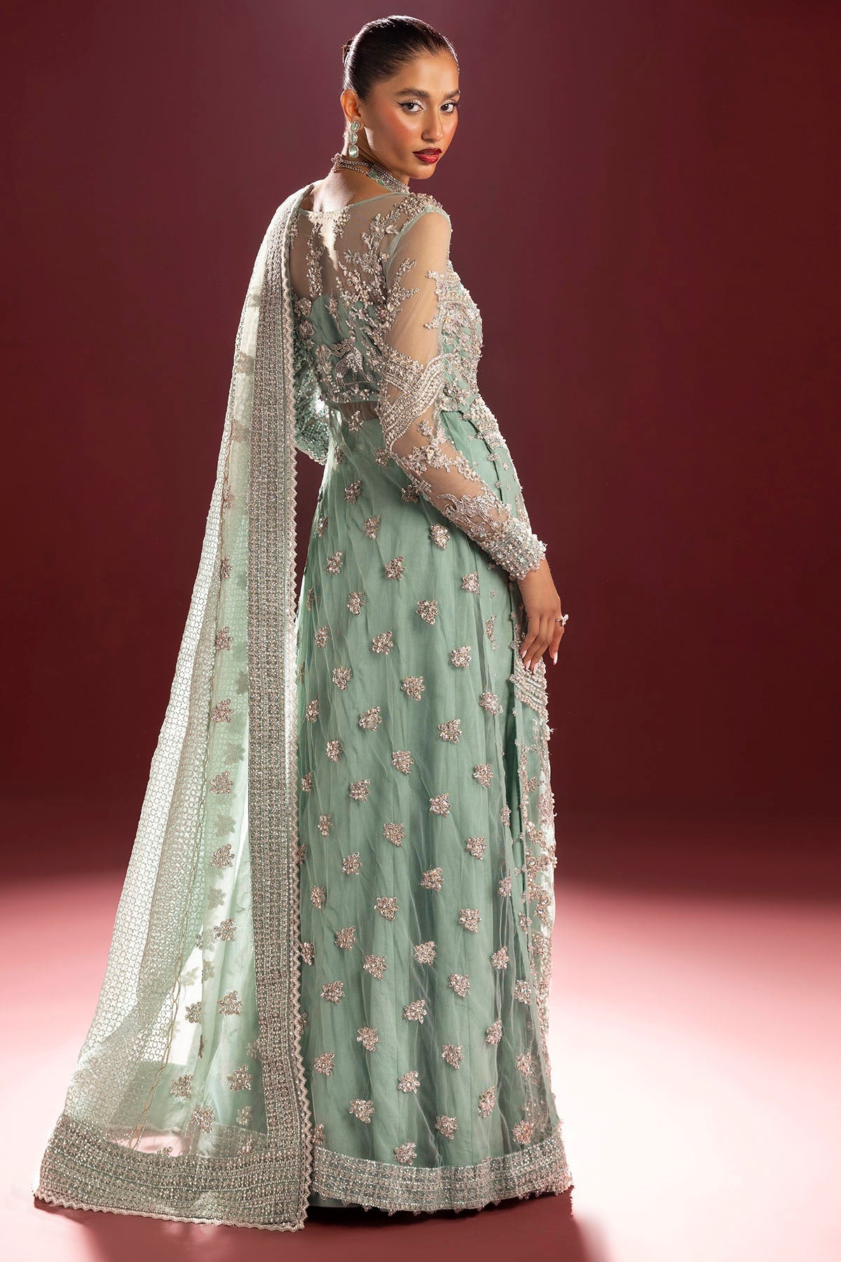 Motifz | Luxury Wedding Formals | 4932-AROOSH by Motifz - Designer Dress - Type: Ladies Clothes - Available at Libayah - 100% Original