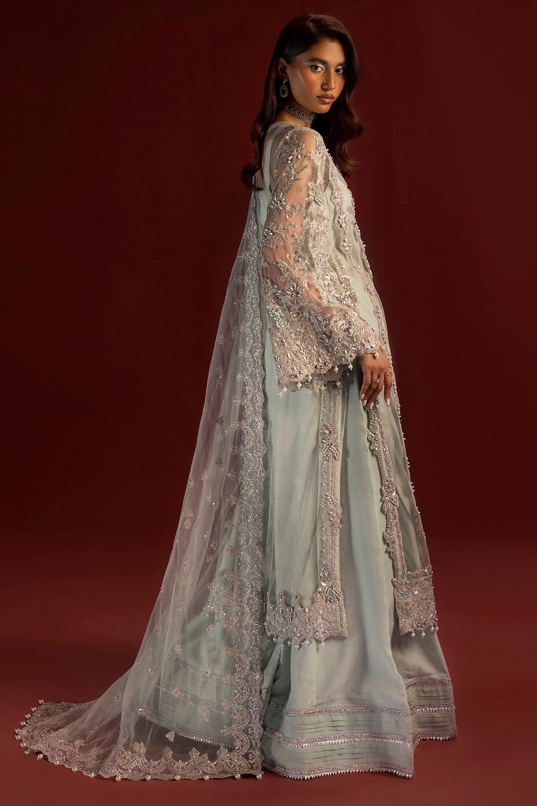 Motifz | Luxury Wedding Formals | 4936-JANAN by Motifz - Designer Dress - Type: Ladies Clothes - Available at Libayah - 100% Original