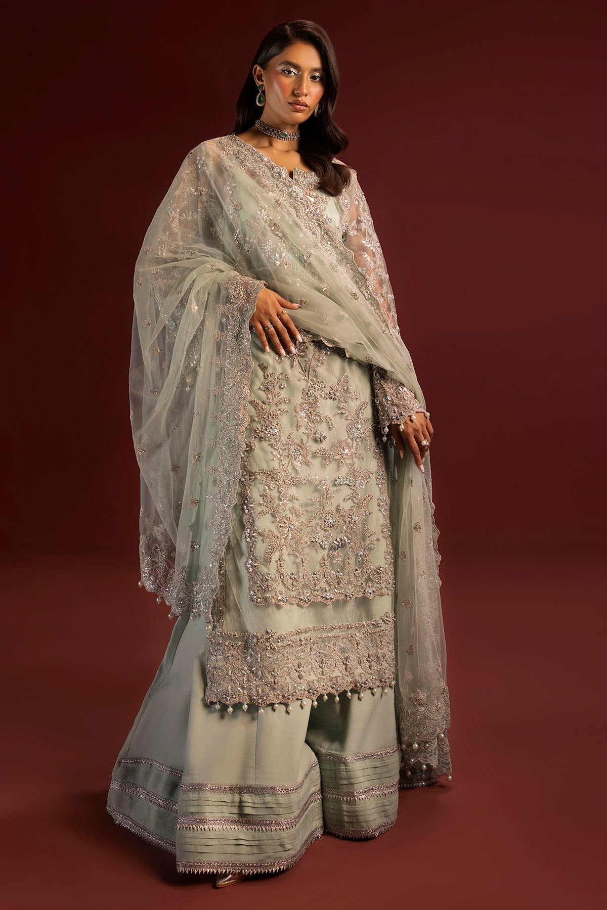 Motifz | Luxury Wedding Formals | 4936-JANAN by Motifz - Designer Dress - Type: Ladies Clothes - Available at Libayah - 100% Original