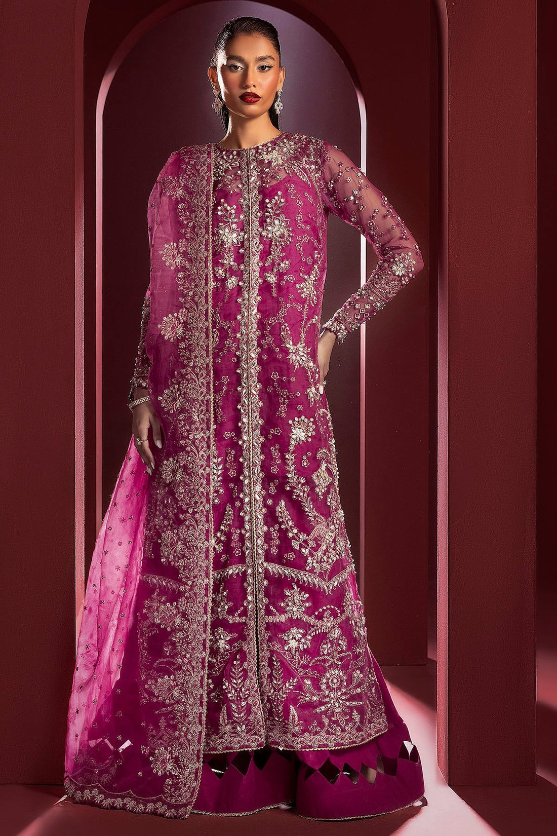 Motifz | Luxury Wedding Formals | 4937-HIRAETH by Motifz - Designer Dress - Type: Ladies Clothes - Available at Libayah - 100% Original