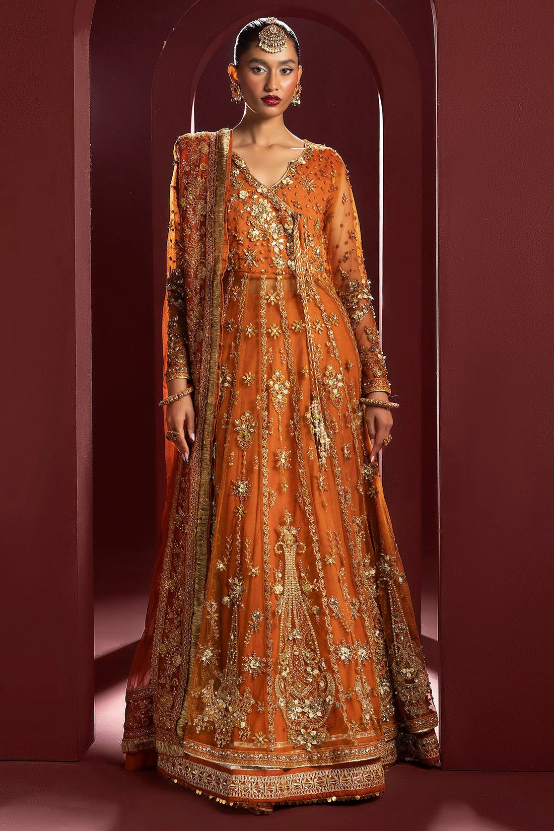 Motifz | Luxury Wedding Formals | 4938-RAHA by Motifz - Designer Dress - Type: Ladies Clothes - Available at Libayah - 100% Original