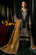 Motifz | Velvet Formals | 5094-YUMNA by Motifz - Designer Dress - Type: Ladies Clothes - Available at Libayah - 100% Original
