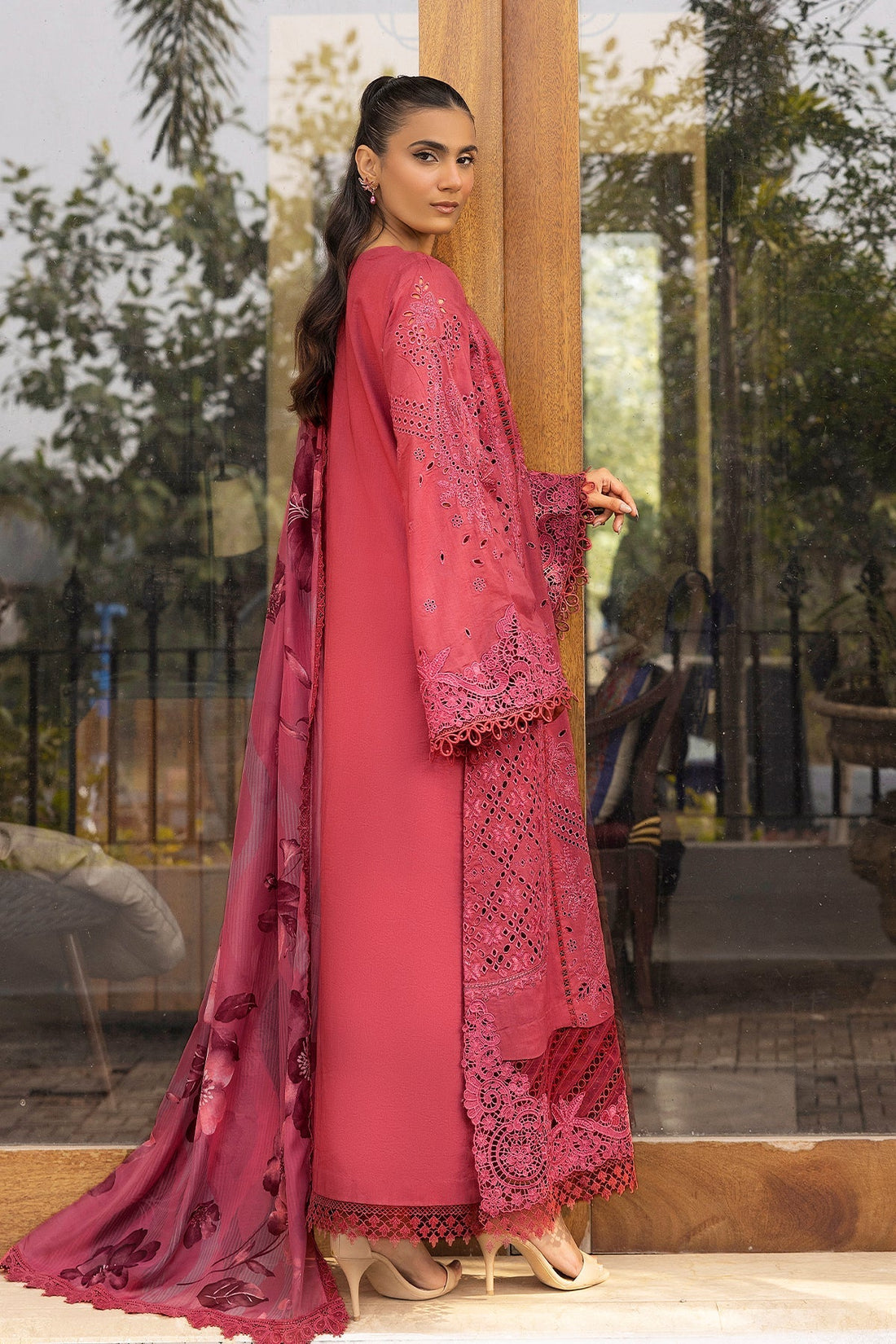 Motifz | Premium Lawn 25 | 5304-CELINE by Motifz - Designer Dress - Type: Ladies Clothes - Available at Libayah - 100% Original