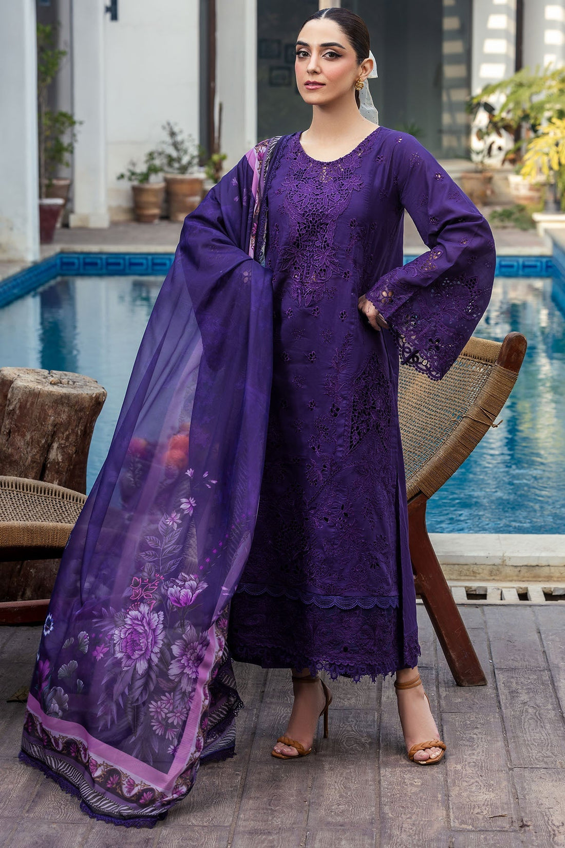 Motifz | Premium Lawn 25 | 5314-MIREILLE by Motifz - Designer Dress - Type: Ladies Clothes - Available at Libayah - 100% Original