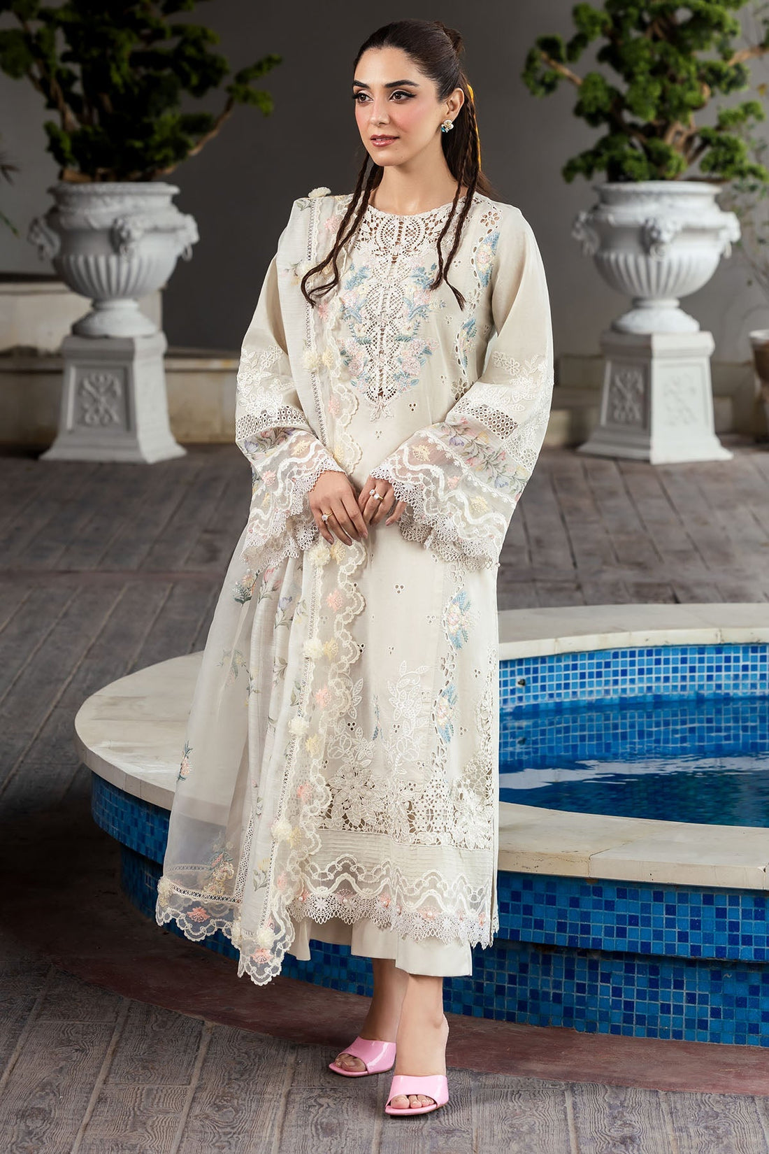 Motifz | Premium Lawn 25 | 5319-MARCELINE by Motifz - Designer Dress - Type: Ladies Clothes - Available at Libayah - 100% Original