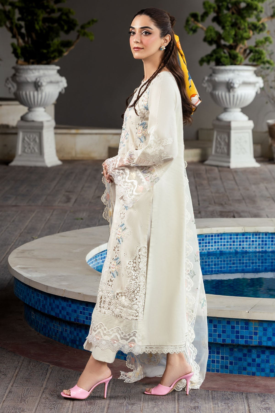 Motifz | Premium Lawn 25 | 5319-MARCELINE by Motifz - Designer Dress - Type: Ladies Clothes - Available at Libayah - 100% Original