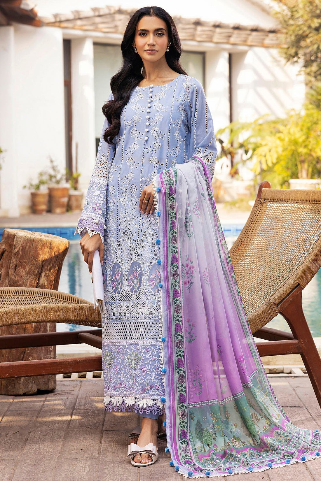 Motifz | Premium Lawn 25 | 5325-MAELYS by Motifz - Designer Dress - Type: Ladies Clothes - Available at Libayah - 100% Original