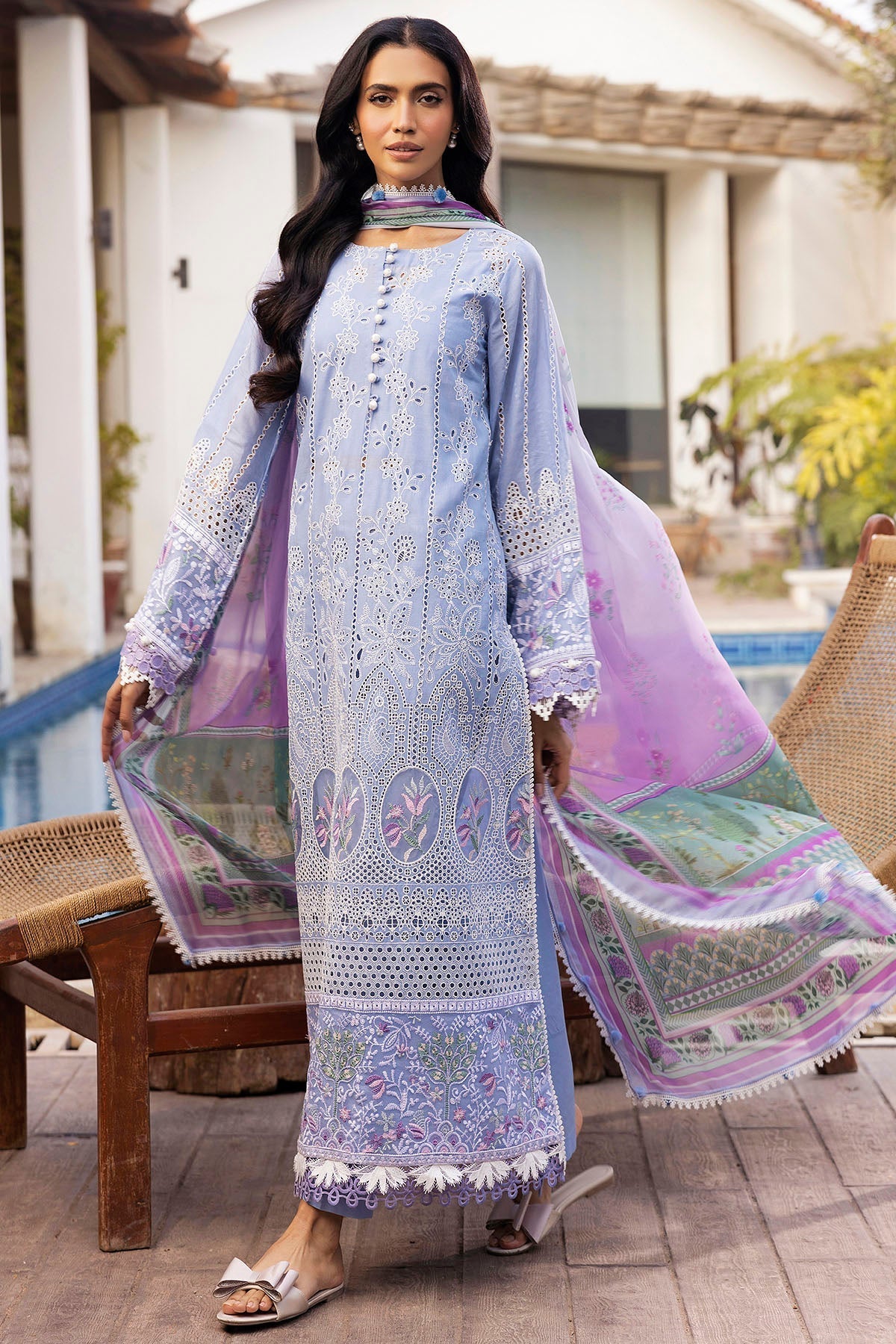 Motifz | Premium Lawn 25 | 5325-MAELYS by Motifz - Designer Dress - Type: Ladies Clothes - Available at Libayah - 100% Original
