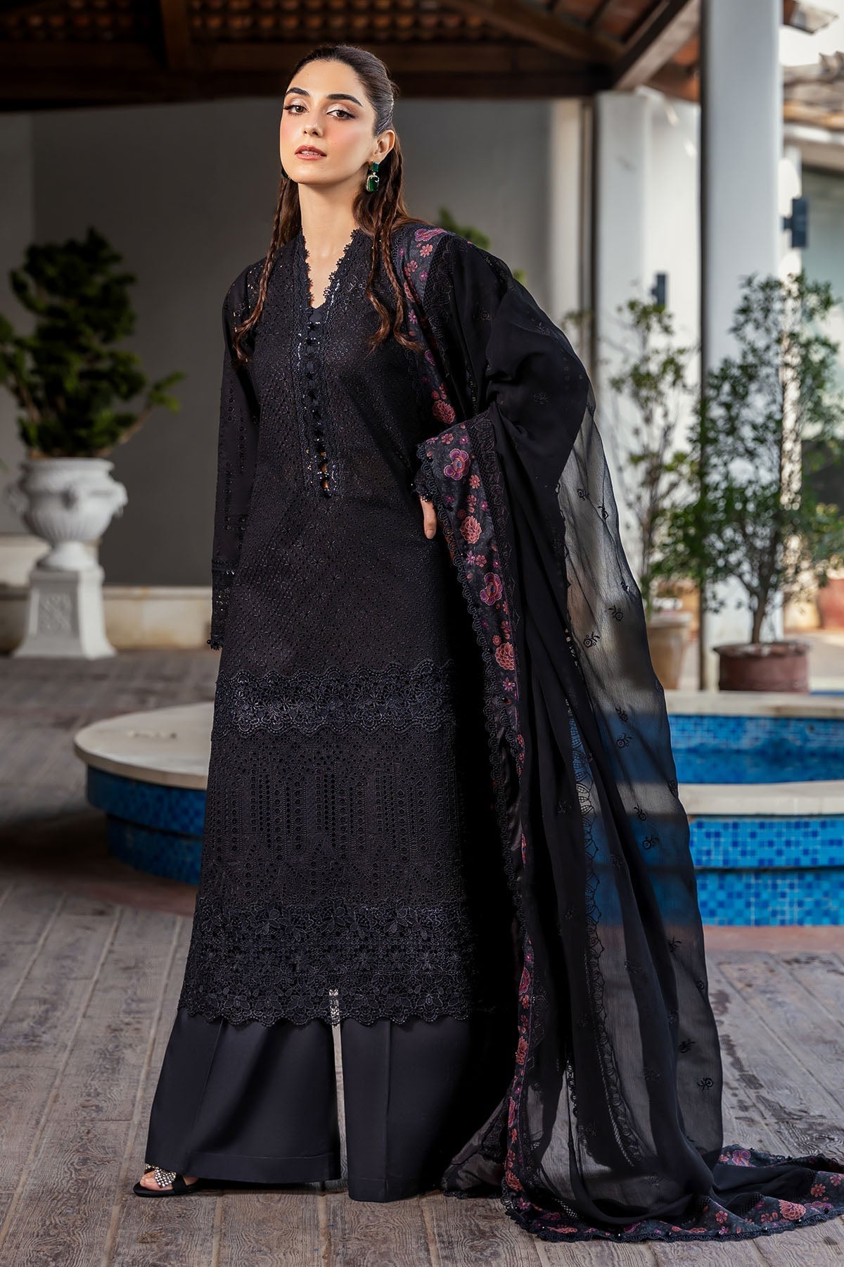 Motifz | Premium Lawn 25 | 5326-COURTNEY by Motifz - Designer Dress - Type: Ladies Clothes - Available at Libayah - 100% Original