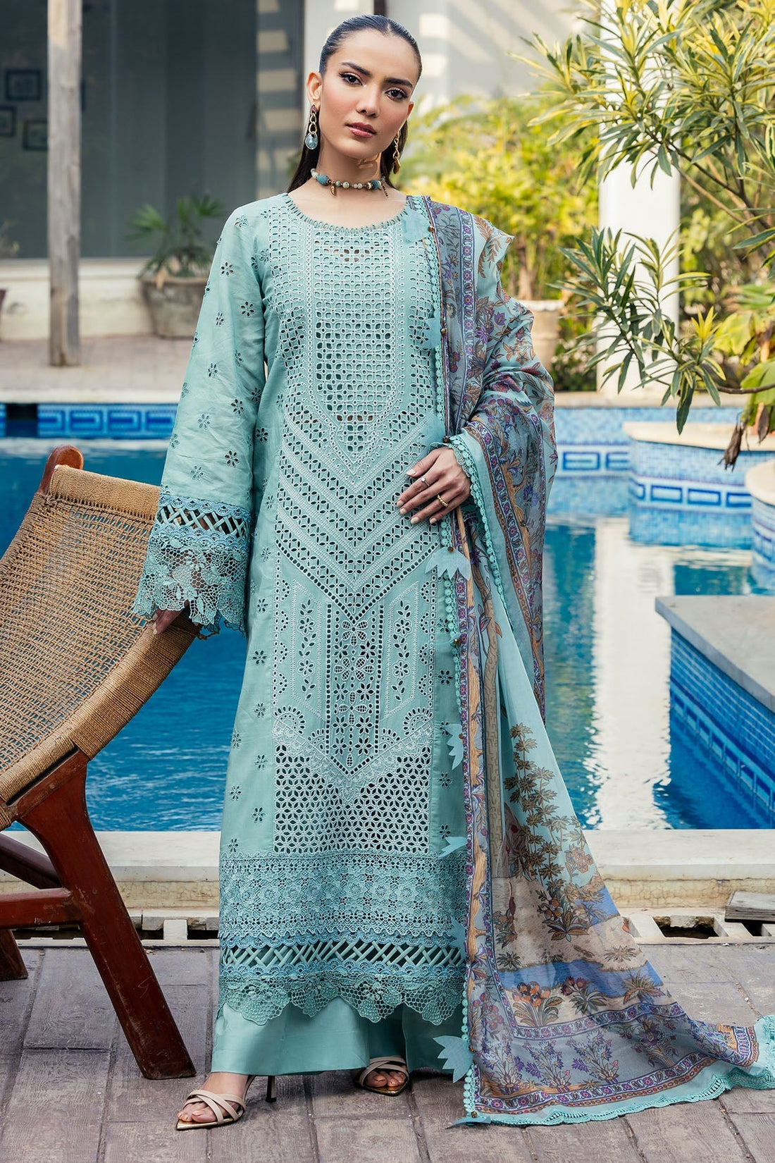 Motifz | Premium Lawn 25 | 5328-ISABEAU by Motifz - Designer Dress - Type: Ladies Clothes - Available at Libayah - 100% Original