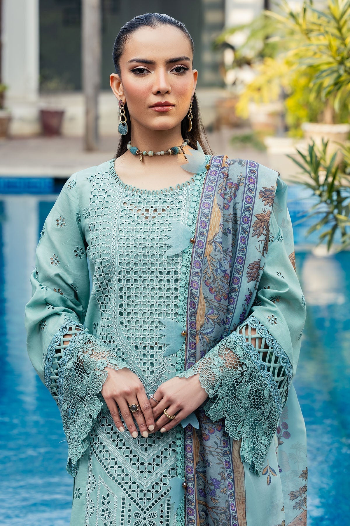 Motifz | Premium Lawn 25 | 5328-ISABEAU by Motifz - Designer Dress - Type: Ladies Clothes - Available at Libayah - 100% Original