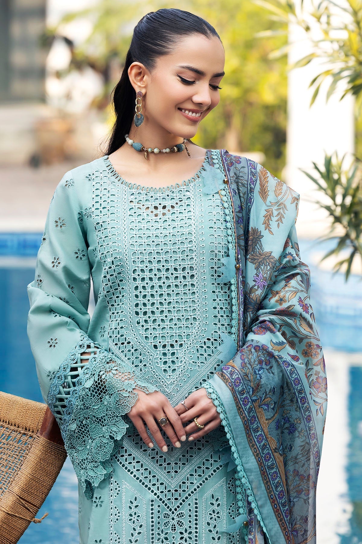 Motifz | Premium Lawn 25 | 5328-ISABEAU by Motifz - Designer Dress - Type: Ladies Clothes - Available at Libayah - 100% Original